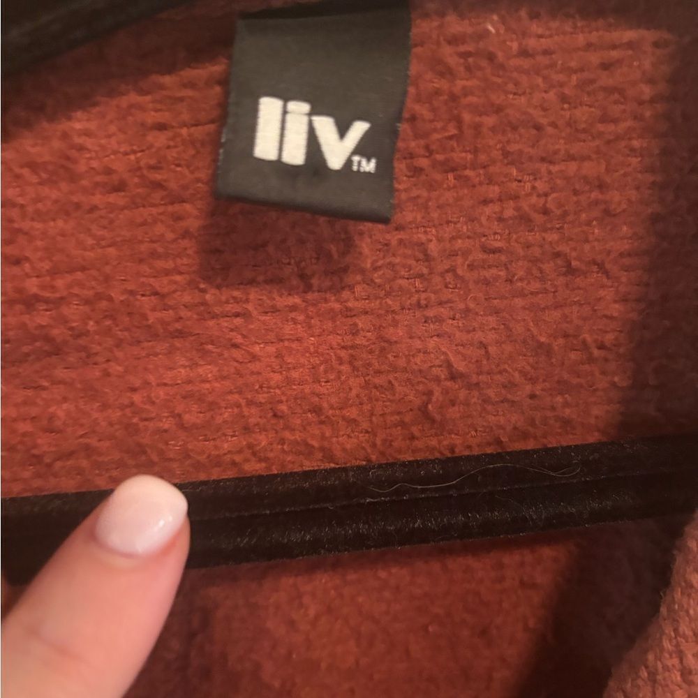 Liv Rust Colored Shacket size M - Picture 3 of 4